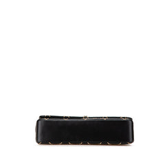 シャネル ココマーク ワイルドステッチ チェーン ショルダーバッグ ブラック ラムスキン レディース CHANEL 【中古】