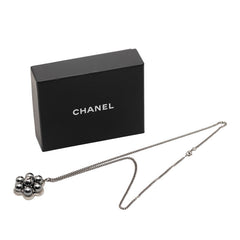 シャネル ココマーク ペンダントネックレス シルバー メタル レディース CHANEL 【中古】