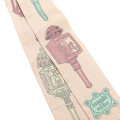 エルメス ツイリー MERVEILLEUSES LANTERNES メルヴェイユーズ ランタン スカーフ ベージュ イエロー マルチカラー シルク レディース HERMES 【中古】