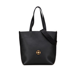 ヴェルサーチェ メデューサ トートバッグ ショルダーバッグ 2WAY ブラック レザー レディース VERSACE 【中古】
