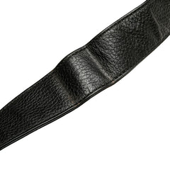 グッチ ロゴプリント 斜め掛け ショルダーバッグ 523589 ブラック レザー レディース GUCCI 【中古】
