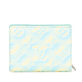 ルイ ヴィトン モノグラム ポルトフォイユ クレア 二つ折り財布 M81564 ヴェールドー ブルー イエロー レザー レディース LOUIS VUITTON 【中古】