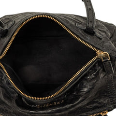 ジバンシー パンドラミニ 斜め掛け ショルダーバッグ ブラック レザー レディース Givenchy 中古