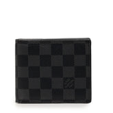 ルイ ヴィトン ダミエ グラフィット ポルトフォイユ アメリゴ NM 二つ折り財布 N60053 ブラック PVC レザー メンズ LOUIS VUITTON 【中古】