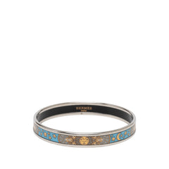 エルメス エマイユPM バングル シルバー マルチカラー メタル レディース HERMES 【中古】