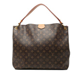 ルイ ヴィトン モノグラム グレースフルMM ワンショルダーバッグ M43703 ブラウン PVC レザー レディース LOUIS VUITTON 【中古】