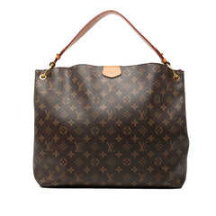 ルイ ヴィトン モノグラム グレースフルMM ワンショルダーバッグ M43703 ブラウン PVC レザー レディース LOUIS VUITTON 【中古】