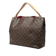 ルイ ヴィトン モノグラム グレースフルMM ワンショルダーバッグ M43703 ブラウン PVC レザー レディース LOUIS VUITTON 【中古】
