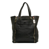 サルヴァトーレフェラガモ ガンチーニ トートバッグ EE-21 E084 ブラック レザー レディース Salvatore Ferragamo 【中古】