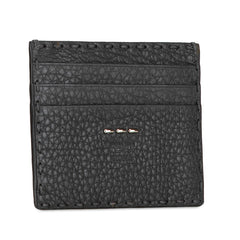 フェンディ カードケース ブラック レザー メンズ FENDI 【中古】