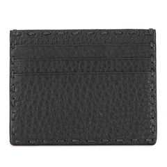 フェンディ カードケース ブラック レザー メンズ FENDI 【中古】