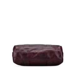 グッチ グッチシマ バンブー トートバッグ 232947 ワインレッド ボルドー レザー レディース GUCCI 【中古】