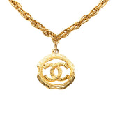 シャネル ココマーク ネックレス ゴールド メッキ レディース CHANEL 【中古】