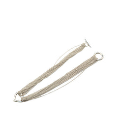 ティファニー オープンハート トグルチェーン ネックレス SV925 シルバー レディース TIFFANY&Co. 【中古】