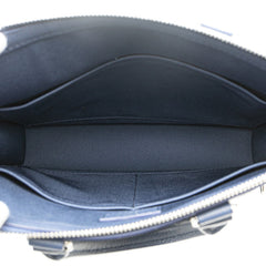 ルイ ヴィトン モノグラム ウォーターカラー サックプラ メッセンジャー ハンドバッグ ショルダーバッグ 2WAY M57843 ネイビー グレインレザー レディース LOUIS VUITTON 【中古】