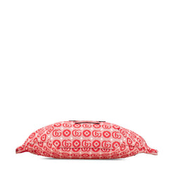 グッチ チルドレンズ GGロゴ 星 スター ボディバッグ ウエストバッグ 502095 レッド キャンバス レザー レディース GUCCI 【中古】