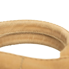 プラダ 三角ロゴプレート カナパ コルダ トートバッグ ショルダーバッグ 2WAY ブラウン キャンバス レディース PRADA 【中古】