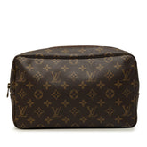 ルイ ヴィトン モノグラム トゥルース トワレット28 セカンドバッグ クラッチバッグ M47522 ブラウン PVC レディース LOUIS VUITTON 中古