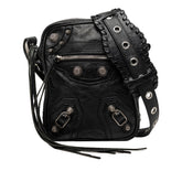 バレンシアガ ルカゴール 斜め掛け ショルダーバッグ 719065 ブラック レザー レディース BALENCIAGA 【中古】