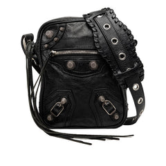 バレンシアガ ルカゴール 斜め掛け ショルダーバッグ 719065 ブラック レザー レディース BALENCIAGA 【中古】