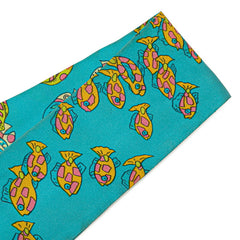 エルメス ツイリー RENCONTRE OCEANE 大西洋の出会い スカーフ ブルー マルチカラー シルク レディース HERMES 【中古】