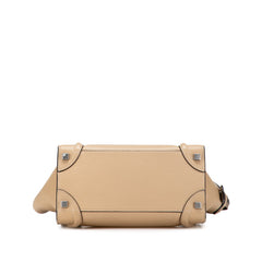 セリーヌ マイクロラゲージ ハンドバッグ 189793DRU ベージュ デューン カーフ レディース CELINE 【中古】