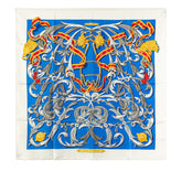 エルメス カレ90 LE MORS A LA CONETABLE 轡の気品 スカーフ ホワイト マルチカラー シルク レディース HERMES 【中古】