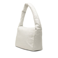 バレンシアガ モナコ BBロゴ ワンショルダー ショルダーバッグ 787896 ホワイト レザー レディース BALENCIAGA 【中古】