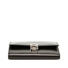 グッチ 三つ折り財布 035 0416 2142 ブラック レザー レディース GUCCI 【中古】