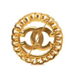 シャネル ヴィンテージ ココマーク ブローチ ゴールド メッキ レディース CHANEL 【中古】