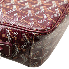 ゴヤール カップヴェールPM ショルダーバッグ ワインレッド ボルドー PVC レザー レディース GOYARD 【中古】