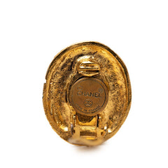 シャネル ラウンド イヤリング ゴールド メッキ レディース CHANEL 【中古】