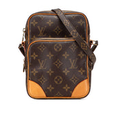 ルイ ヴィトン モノグラム アマゾン 斜め掛け ショルダーバッグ M45236 ブラウン PVC レザー レディース LOUIS VUITTON 【中古】