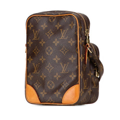 ルイ ヴィトン モノグラム アマゾン 斜め掛け ショルダーバッグ M45236 ブラウン PVC レザー レディース LOUIS VUITTON 【中古】