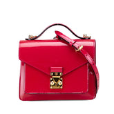 ルイ ヴィトン ヴェルニ モンソーBB ハンドバッグ ショルダーバッグ 2WAY M91579 ローズアンディアン ピンク系 パテントレザー レディース LOUIS VUITTON 【中古】