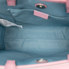 グッチ × ヒグチユウコ GGスプリーム ハンドバッグ ショルダーバッグ 630542 ベージュ ピンク マルチカラー PVC レザー レディース GUCCI 【中古】