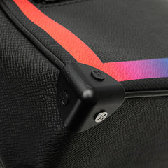 ルイ ヴィトン タイガ ミニソフトトランク ショルダーバッグ M30351 ブラック レインボー レザー レディース LOUIS VUITTON 【中古】