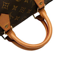 ルイ ヴィトン モノグラム スピーディ35 ハンドバッグ ボストンバッグ M41524 ブラウン PVC レザー レディース LOUIS VUITTON 【中古】