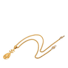 シャネル ヴィンテージ ココマーク ローグ チェーンネックレス 96A ゴールド メッキ レディース CHANEL 【中古】