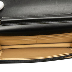 シャネル マトラッセ ココマーク ショルダーバッグ チェーンウォレット AP2508 ブラック マルチカラー ラムスキン ラインストーン レディース CHANEL 【中古】