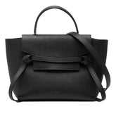 セリーヌ ベルトバッグ マイクロ ハンドバッグ ショルダーバッグ 2WAY ブラック レザー レディース CELINE 【中古】