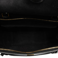 セリーヌ ベルトバッグ マイクロ ハンドバッグ ショルダーバッグ 2WAY ブラック レザー レディース CELINE 【中古】