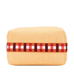 エルメス ブリッド ア ブラック オ カレ GM ハンドバッグ ポーチ フォーブ オレンジ コットン レディース HERMES 【中古】