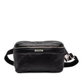 サンローラン シティ ウエストバッグ ボディバッグ 505973 ブラック レザー レディース SAINT LAURENT 中古