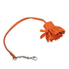 エルメス カルメンチータ ポンポン チャーム オレンジ アニョーミロ レディース HERMES 【中古】