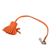 エルメス カルメンチータ ポンポン チャーム オレンジ アニョーミロ レディース HERMES 【中古】