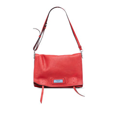 プラダ エティケットバッグ ワンショルダーバッグ 1BD085 レッド レザー レディース PRADA 【中古】