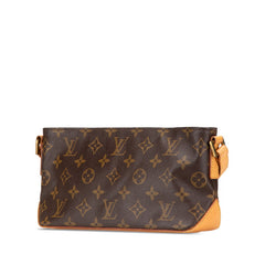 ルイ ヴィトン モノグラム トロター 斜め掛け ショルダーバッグ M51240 ブラウン PVC レザー レディース LOUIS VUITTON 【中古】