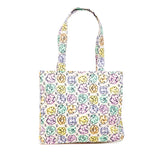 シャネル カメリア フラワー トートバッグ ハンドバッグ ベージュ マルチカラー ナイロン レディース CHANEL 【中古】