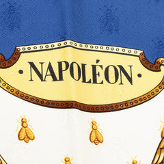 エルメス カレ90 ナポレオン NAPOLEON スカーフ マルチカラー シルク レディース HERMES 【中古】